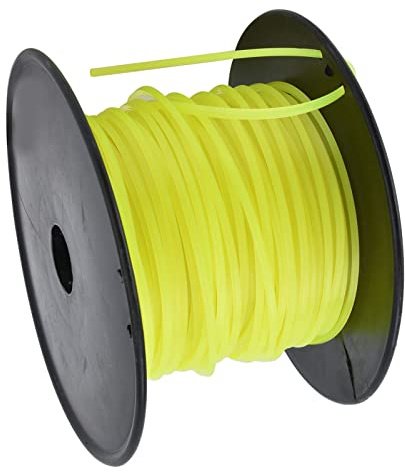 HEEPDD Ligne de -Bordure de 3 Mm, Matériau en Nylon, Ligne de Tondeuse à Gazon Haute efficacité pour, 164 Pieds pour Mauvaises Herbes Lourdes et d'herbe (50m / 164ft)
