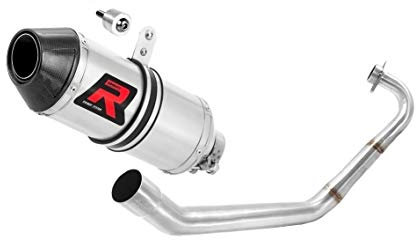 DOMINATOR Impianto di scarico Collettori Marmitta Silenziatore HP3 compatibile con YZF R125 2014-2018 bez rurki