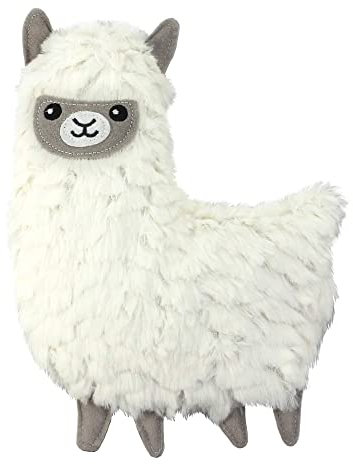 Monsterzeug Körnerkissen in Tierform Lama, Mikrowellenbeheizbares Plüschtier, 100% biologisch mit Lavendelduft, Deko-Wohnaccessoire