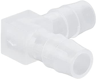 10 St Armbågsslang Hulling Plast Armbågsslang Hulling 90 Graders Lika Hullingar Kopplingsadapter L Form för Akvarium (8 mm)