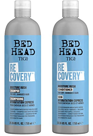 TIGI Bed Head Recovery Shampoo and Conditioner Set for Dry, Damaged Hair, 25.36 fl oz, 2 Count