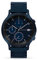 Lilienthal Berlin Chronograph Limited Edition Solar II in Dunkeblau - Herrenuhr am dunkelblauen Stahlarmband-Armband - aus Edelstahl mit einem Solar-Quarzwerk & saphirgehärtetem Mineralglas - 42,5 mm