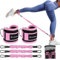 flintronic Bandas de Resistencia de Tobillo, Tobillera para Polea, Banda de Resistencia de Tobillo para Piernas para Tonificar Músculos, Entrenar Piernas y Glúteos para Hombres y Mujeres (Rosa)