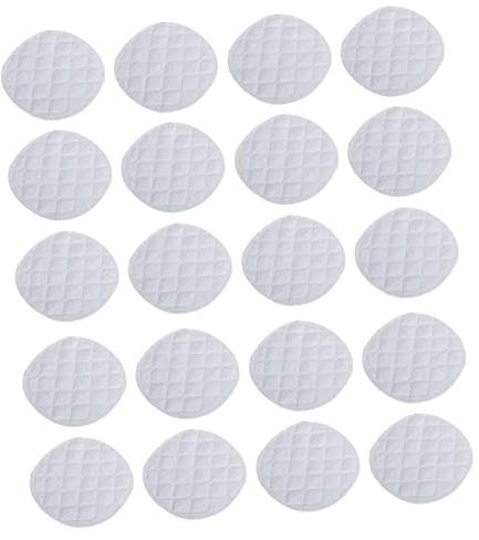 MERRYHAPY 20stücke Brustwarzenabdeckungen Stillen Pads Fütterungseinlagen Milchsparer Atmungsaktiv Waschbar Hautfreundlich Stillutensilien