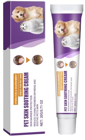 Crema para la piel de mascotas, Cuidado de la piel para perros - Repara la piel seca Crema Hidratante No Grasa,Crema calmante para la piel, humectante eficaz para la piel del perro, para la irritación