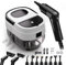 Steam Cleaner, 2500w Steamer for Cleaning, Handheld Steam Cleaner for Home Use, 3-Garde Adjustable Handle, Car Detailing steamer, Portable Steam Cleaning Machine for Window, Kitchen, Upholstery, Floor