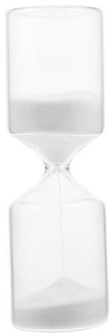 OUNONA Minutos Reloj Vidrio de Mesa Adorno, Decorativo de 15 Arena, Hogar y Arena, Adecuado para Obsequio y Decoración