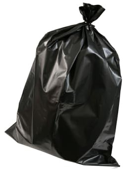 Black Refuse Sack Heavy Weight Bin Bag 18x29x38 Inch 15kg - Box of 200