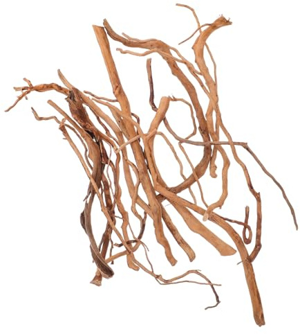 BESPORTBLE Bois Flotté pour Aquarium Brindilles de Vigne Décoration Naturelle Branches Arbre pour Reptiles Ornement Forme de Racine Habitat Aquatique