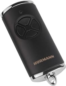 Hörmann HSE4 BS Schwarz Matt mit verchromten Kappen 4-Befehl Handsender BiSecur 868 MHz