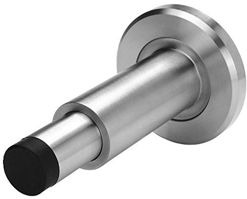 VIBORG Solid 304 Edelstahl + Gummi wandmontage wand schrauben einstellbar Wandschutz lang Türstopper Türpuffer