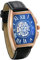 JewelryWe Herrenuhr Analog Automatik Uhr Automatische Mechanische Leder Band Totenkopf Schädel Skelett Armbanduhr Automatikuhr mit Rechteckig Römischen Ziffern Zifferblatt, Rosegold
