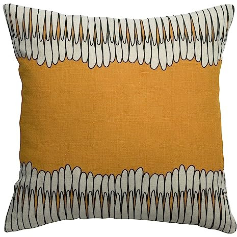Vivaraise Zeff Mona Kissen Ocker 45 x 45 cm