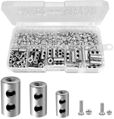 60pz Morsetto per Fune Metallica Duplex in Acciaio Inox Forma ad Arco per Cavo D'Acciaio Morsetti ad Arco, per Cavo, Morsetto per Fune ad Arco Forma ad Arco in Acciaio Inox Morsetto per Fune Zincato