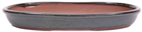 Bonsai-Shopping Bonsai - Schale, Waldschale, oval 27 x 16.5 x 3.5 cm grün 51343