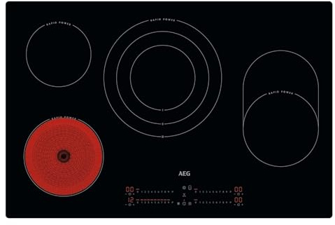 AEG HK857870IB ceramic hob self-sufficient