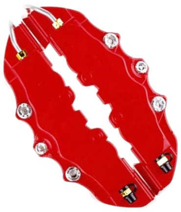 Coperchi Pinza,Copriauto Pinza Freno A Disco Rosso - Coperchio Pinza Freno Disco Per Camion Auto Universale Per Pinza Freno Posteriore Anteriore, Per Refit Ruote