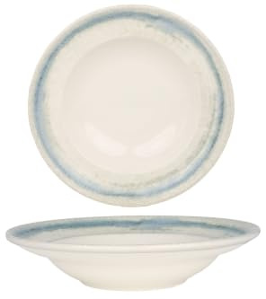 Bonna Pasta Teller - Rivus Line - Porzellan - 24 cm (400cc) - 2er Set