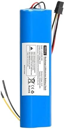 Batería De Iones De Litio De 6800 MAh, Compatible Con CECOTEC, Compatible Con CONGA, 3090, 3091, 3092, 1690, 1890, 2090, Accesorios De Repuesto For Aspiradora Robot De 14,4 Voltios.(3000mAh)