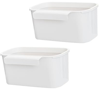 FONDOTIN 2piezas Colgante Botes Organizador De Artículos Para Cocina y Armarios