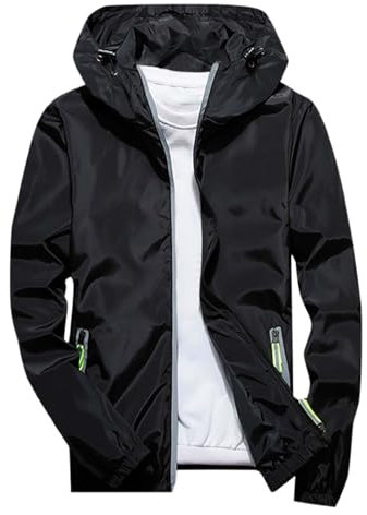 Giubbotto Uomo Primavera, Bomber Uomo Leggero, Giacca a Baseball Y2k Hiphop Giubbotto Moto Leggere Casual Sportivo Oversize Giacca da Baseball Uomo Giacca da Uomo Giacca Outwear alla Moda