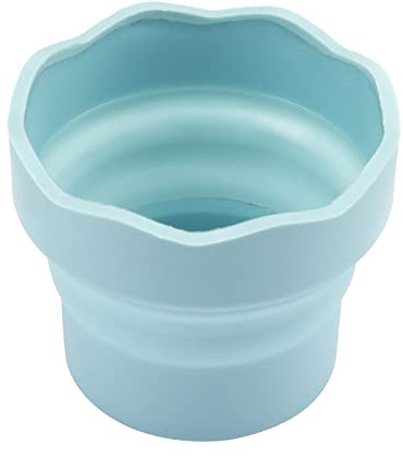 Portable Paint Brush Washer Silicone Washing Bucket Brush Holder Cleaner Painting Water Cup For Watercolor