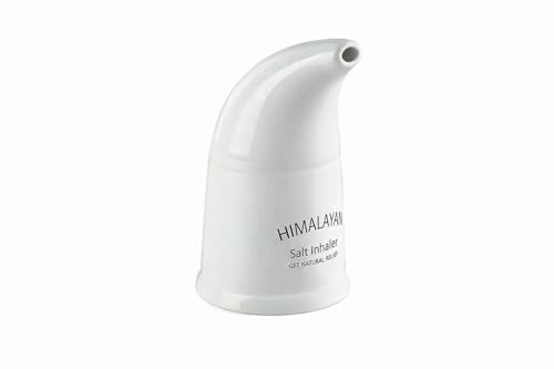 Ceramic Salt Inhaler Pipe Natural Crystal Breathing Device Wellness Respiratory Relaxation Aid Refillable Personal Care Tool Portable Premium Quality UK Supply Accessory