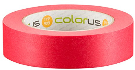 Colorus Fineline Extra Strong Washi Tape Abklebeband 30 mm x 50 m | UV-beständiges Spezialpapierband für gestochen scharfe Farbkanten – Soft Tape zum Abkleben beim Streichen und Lackieren