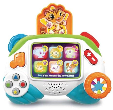 VTech - Baby Console des Découvertes, La Première Console De Bébé, Dès 9 Mois - Contenu en Français