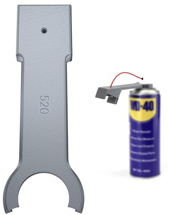 TOPGO Pulitore per catena moto (#520) Pulitore per catena e ingranaggi moto, spray per la manutenzione quotidiana della catena compatibile con la maggior parte delle lattine di lubrificante per catena