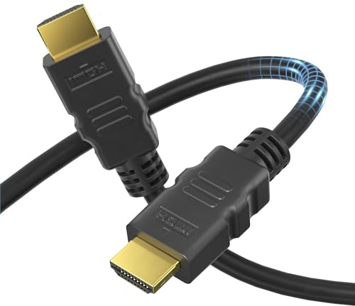 PureLink HDSupply Câble HDMI 1,5m, 4K High Speed HDMI avec Ethernet, Ultra-HD, prises dorées, transmission d'image 4K 60Hz, noir
