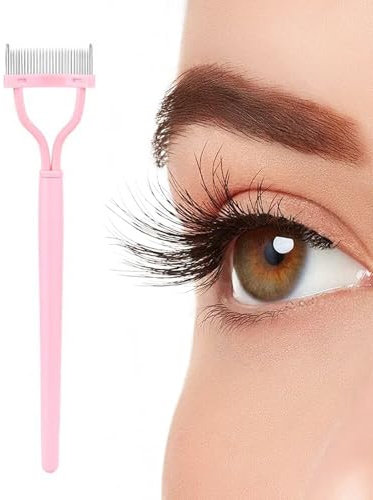 Séparateur de Cils, Peigne à Cils - Peigne de Mascara Définir les Cils | Outil de Séparation de Cils, Outil de Pinceau Cosmétique Portable, Outils de Maquillage Professionnel des Yeux pour Voyage,
