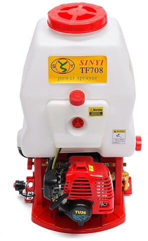 Pulverizador de motor de 20 litros, pulverizador de gasolina, pulverizador de motor, pulverizador de espalda, fertilizante, para árboles, viñedos, granjas, parques, jardines