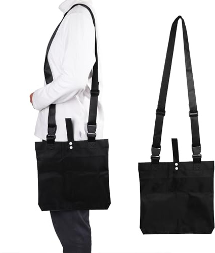 HEINALOUS Urine Drainage Bag Holder Bag Cover, Catheter Bag Cover with Adjustable Shoulder Strap, Drain Bags for Surgery Black