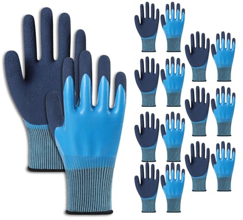 CZAYEFNH Guantes Trabajo, Guantes Jardineria ，Compatibles con Todas Las Profesiones – Guantes de Trabajo para Hombre y Mujer Anticortes y Duraderos