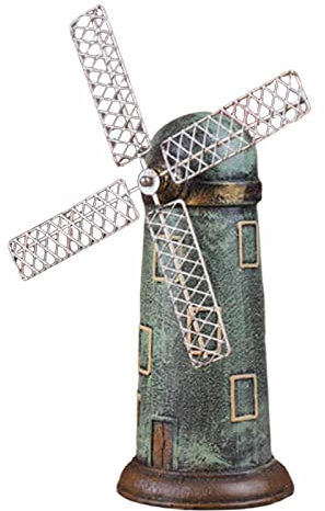 Yzdysg Für Kreative Vintage Harz Windmühle Ornament Europa Stil Architektur Modell Für Home Schlafzimmer Büro Dekoration Collecti