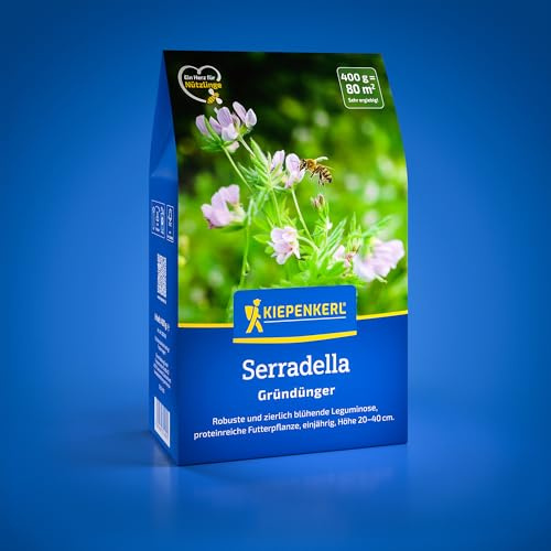 Kiepenkerl Serradella 1081400, Gründüngungssaat | Vielseitige und nützlingsfreundliche Gründüngungspflanze, einjährig