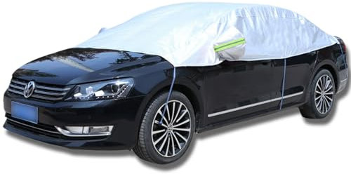 Auto Halbgarage, schnelle Montage Durch Elastische Bänder, Wasserabweisende Oberfläche Auto Abdeckung waschbare Abdeckplane Winter- und sommerfest Für Autos, SUVs, 360 X 180 X 80cm