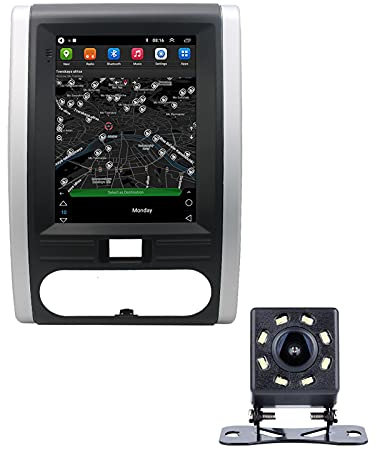 HYMLMY Android 10.0 Navigatore satellitare per auto per Nissan X-Trail Navigazione GPS 9.7'' Unità principale Lettore multimediale Ricevitore video con FM DSP WiFi SWC con telecamera posteriore,4+64G