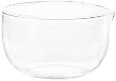 DRHTDXEJ Ciotola di miscelazione in vetro 350/600 ml insalatiera con ugello di drenaggio tazza di caffè latte contenitore per alimenti durevole frutta cottura yogurt verdura frutta ciotola