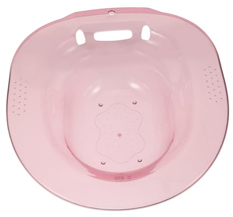 HORIALENCE Sitzbad Pflegebecken für Schwangere und Senioren Ergonomisches Design für Toiletten Strapazierfähigem Pet Einfach zu Reinigen und Praktisch für Tägliche Nutzung
