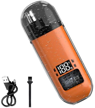 Recortador de Nasal Recortador Eléctrico de s Nasales | Dispositivo Recargable Inalámbrico con Pantalla Digital, Kit de Herramientas de para Hombres y Mujeres