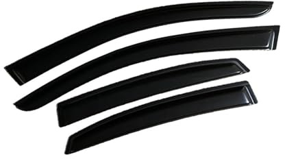 Deflecteur vitre Voiture Déflecteurs De Fenêtre pour A4 B8 8K Berline 2009 2010 2011 2012 2013 2014 2015 2016 - d'air Pare-Pluie Déflecteurs Porte Pare-Soleil Déflecteurs de Vent