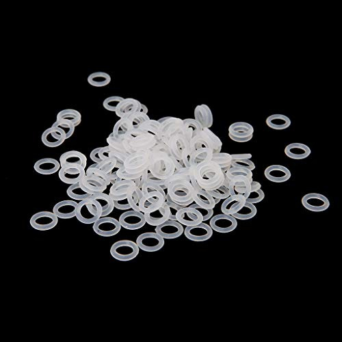 HUAJINGKEJI 120 Stück Tastenkappen Gummi O-Ring Schalter Dämpfer für Tastatur