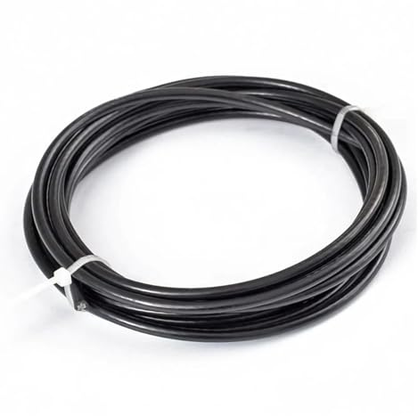 Rostfritt stål stålvajer sats 1–6 mm svart PVC-stålvajer 304 rostfritt stålhanteringshängning, stålkabelrep för hantering av upphängningsräcke 5–100 m (3,0 mm, 100 m)