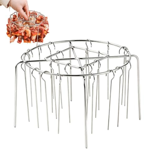 Luftfritös Grillställ Rund 360° Jämn Tillagning Värmetålig