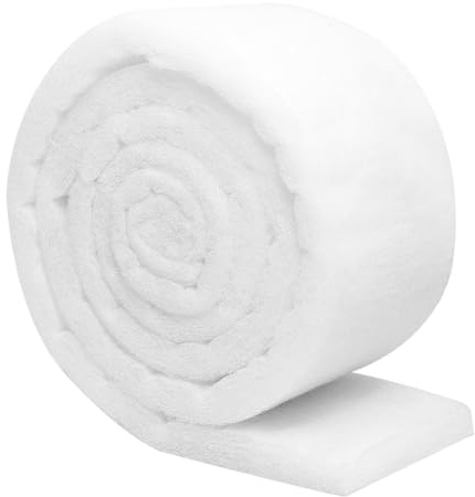 POPETPOP aquarium filter pad media roll cut to fit fish and reef aquarium compatible clean water biochemical filter foam pond filtration sponge pad 2m x 12cm