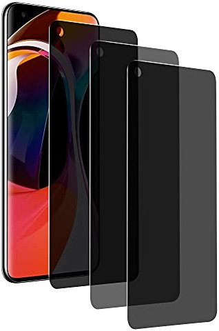 [3 Stück] Privacy Gehärtetes glas Sichtschutzfolie Kompatibel mit iPhone 11 Pro, 3D Full Screen Blasenfrei 9H Härte Sichtschutzfolie, MoEvn Anti-Spähen Privatsphäre Schutzfolie für Apple 11 Pro