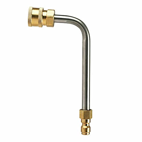 Lance d'extension de nettoyeur haute pression à 90 degrés pour nettoyeur haute pression - Outils de nettoyage de gouttière