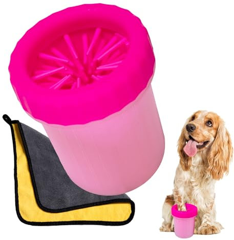 KDOTS Pfotenreiniger aus Silikon, Hunde Sachen, Zubehör für kleine und mittelgroße Hunde